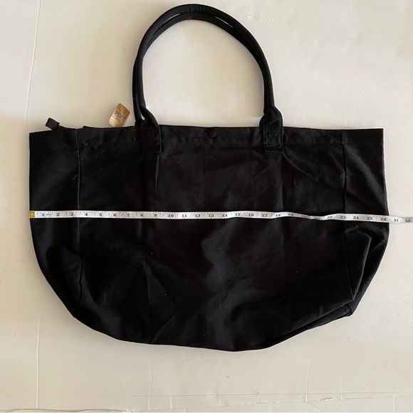 Black Rainbow Cursive Logo Pink Victoria’s Secret Duffle Travel Tote Bag - Picture 4 of 6